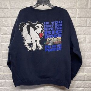 Big Dogs Navy Blue Sweatshirt with Graphic